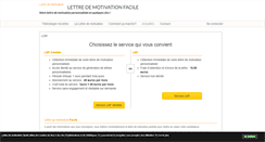 Desktop Screenshot of lettre-de-motivation-facile.com