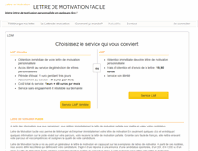 Tablet Screenshot of lettre-de-motivation-facile.com
